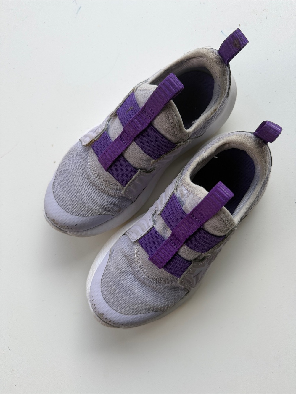Kids Lightweight Slip-On Sneakers in purple